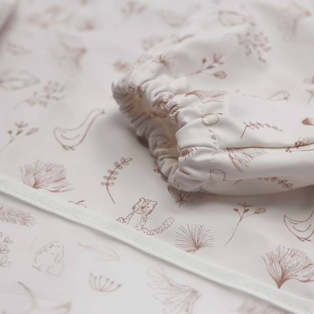 Bavoir tablier à manche longues pour bébé Ecru 4 - vertbaudet enfant 