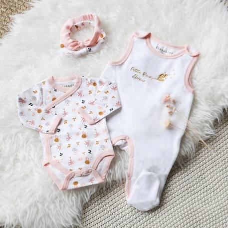 Trousseau naissance 3 pièces Blanc 2 - vertbaudet enfant 