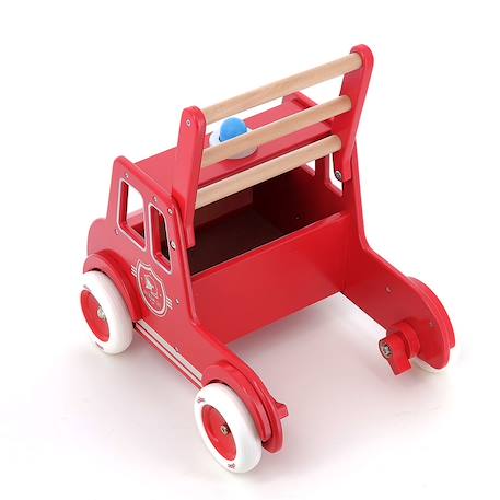 Chariot de marche pompiers Rouge 6 - vertbaudet enfant 