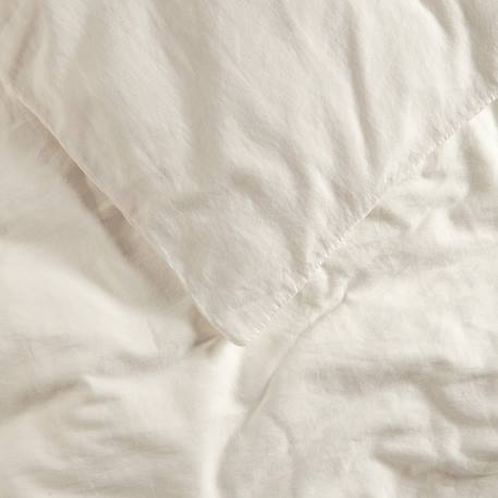 Housse de couette 1 personne pur coton bio Blanc+Bleu nuit+Ecru+Eucalyptus+Gris tourterelle+Rose nude+Terracotta 15 - vertbaudet enfant 