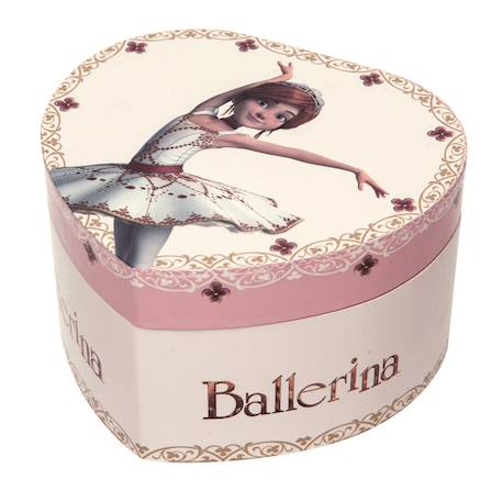 Coffret coeur ballerina Rose 1 - vertbaudet enfant 