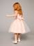 Robe cérémonie fille satin et tulle blanc+Rose poudré 12 - vertbaudet enfant 