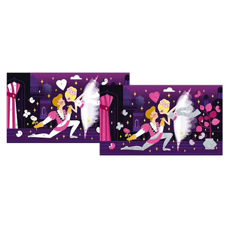 Set créatif paillettes fluo danseuses Rose 2 - vertbaudet enfant 