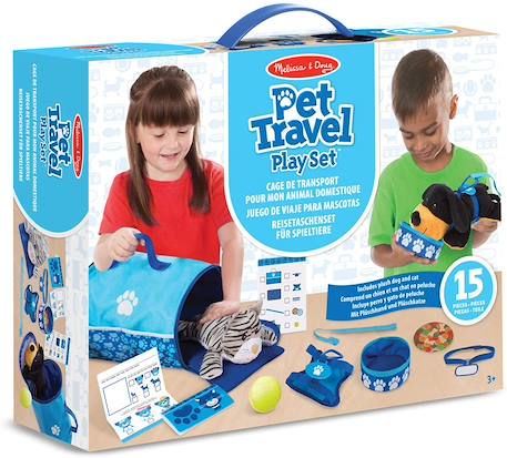 Kit de voyage animal domestique Bleu 2 - vertbaudet enfant 