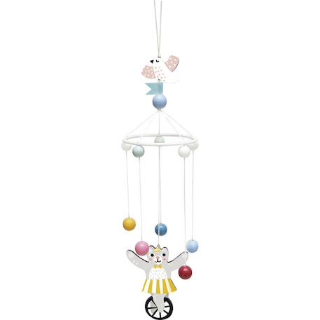 Mini mobile circus m. Carlslund Blanc 1 - vertbaudet enfant 