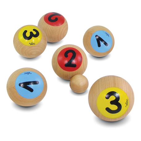 Jeu de pétanque 1, 2, 3 Beige 2 - vertbaudet enfant 