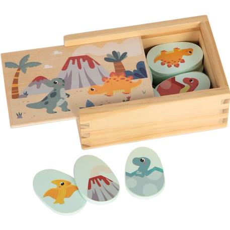 Jeu de mémo dino Beige 3 - vertbaudet enfant 