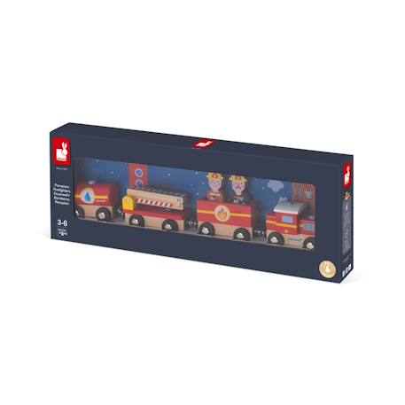 Train pompiers story Rouge 2 - vertbaudet enfant 
