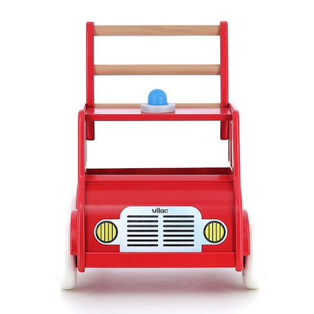 Chariot de marche pompiers Rouge 4 - vertbaudet enfant 