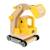Pelle excavatrice Jaune 1 - vertbaudet enfant 