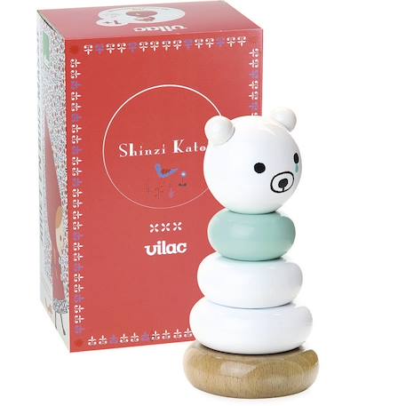 Empilable sora bear shinzi katoh Blanc 3 - vertbaudet enfant 