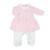 Dors-bien robe col claudine Blanc+Rose 5 - vertbaudet enfant 