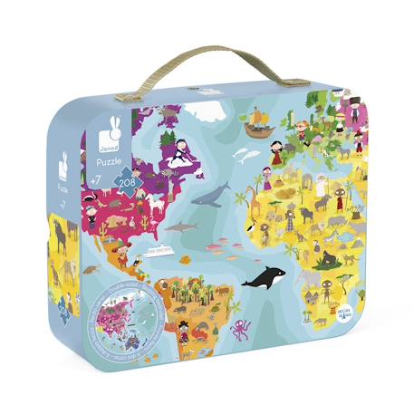 Puzzle planète bleue 208 pcs Bleu 1 - vertbaudet enfant 