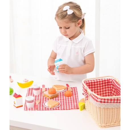 Panier de pique-nique Beige 3 - vertbaudet enfant 