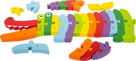 Puzzle abc crocodile Vert 2 - vertbaudet enfant 