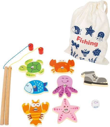 Jeu de voyage pêche au poisson Beige 3 - vertbaudet enfant 