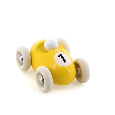 Mini roadster en bois Jaune 1 - vertbaudet enfant 