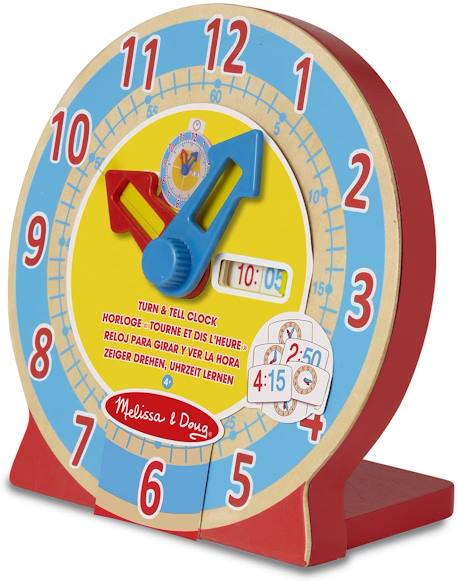 Horloge tourne et dis l'heure Bleu 2 - vertbaudet enfant 