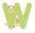 Lettre w sophie la girafe Vert 2 - vertbaudet enfant 