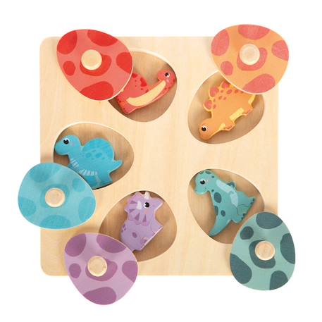 Puzzle en bois dino Beige 4 - vertbaudet enfant 