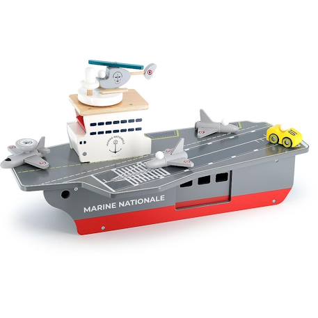 Porte-avions marine nationale Gris 2 - vertbaudet enfant 