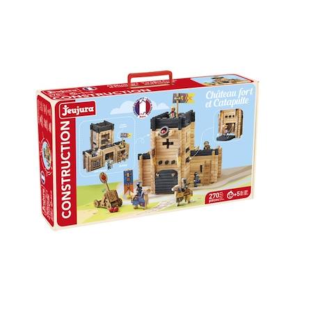 Château fort et catapulte 270 pcs Beige 5 - vertbaudet enfant 