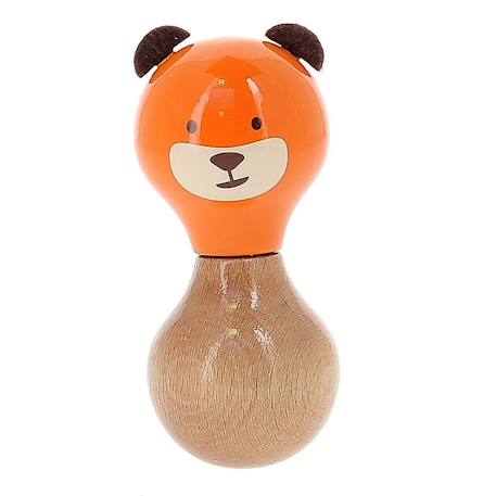 Hochet maracas marcel l'ours Orange 1 - vertbaudet enfant 