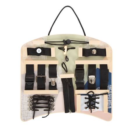 Planche motricité fermetures fixation Beige 2 - vertbaudet enfant 