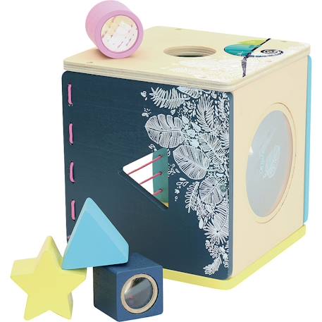 Boite à formes d'éveil sous la canopée Beige 4 - vertbaudet enfant 