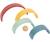 Arc-en-ciel en bois safari Beige 2 - vertbaudet enfant 
