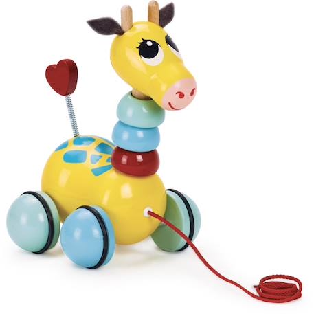 Flip flap la girafe Jaune 1 - vertbaudet enfant 