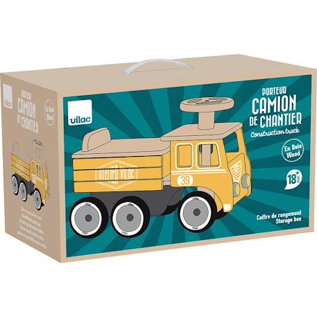 Porteur camion de chantier Jaune 3 - vertbaudet enfant 