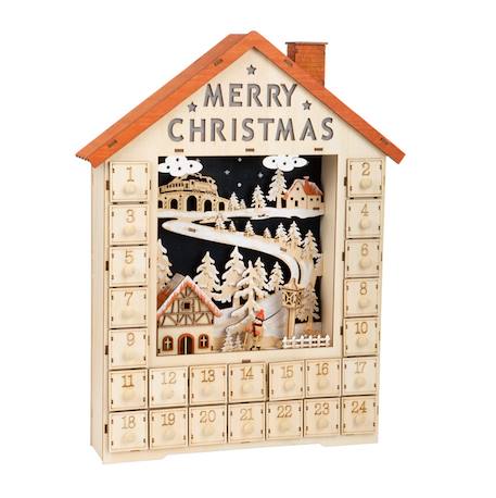 Calendrier de l'avent joyeux noël Beige 2 - vertbaudet enfant 