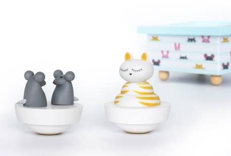 Boite à musique chat & souris Bleu 4 - vertbaudet enfant 