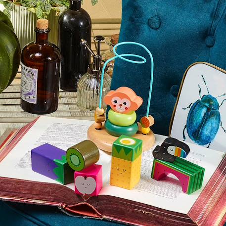 Cubes sonores fruits andy westface Orange 4 - vertbaudet enfant 