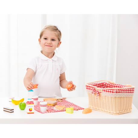 Panier de pique-nique Beige 4 - vertbaudet enfant 