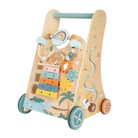 Chariot de marche safari Beige 3 - vertbaudet enfant 