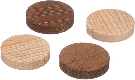 Boîte 40 pions dames en bois Marron 2 - vertbaudet enfant 