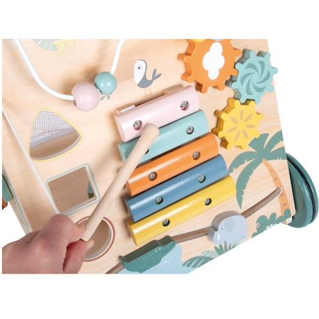Chariot de marche safari Beige 6 - vertbaudet enfant 