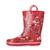 Bottes de pluie caoutchouc apolloton Bleu+Rouge 7 - vertbaudet enfant 