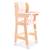 Chaise haute en bois pour poupée Blanc 2 - vertbaudet enfant 