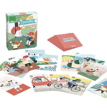 Jeu de 7 familles michelle carlslund Vert 1 - vertbaudet enfant 