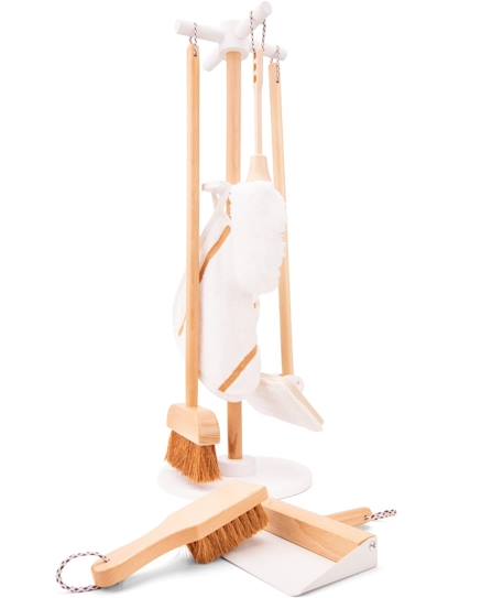 Set de ménage en bois Blanc 3 - vertbaudet enfant 