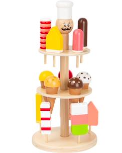Jouet-Jeux d'imitation-Cuisines et dinette-Stand de glaces luigi gelato