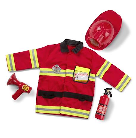 Déguisement de pompier Rouge 3 - vertbaudet enfant 