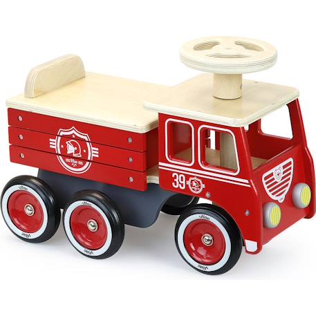 Porteur camion de pompier Rouge 1 - vertbaudet enfant 