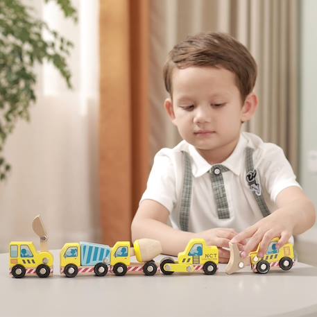 Véhicules de construction Jaune 4 - vertbaudet enfant 