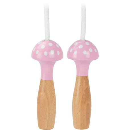 Corde à sauter rose à pois Rose 1 - vertbaudet enfant 