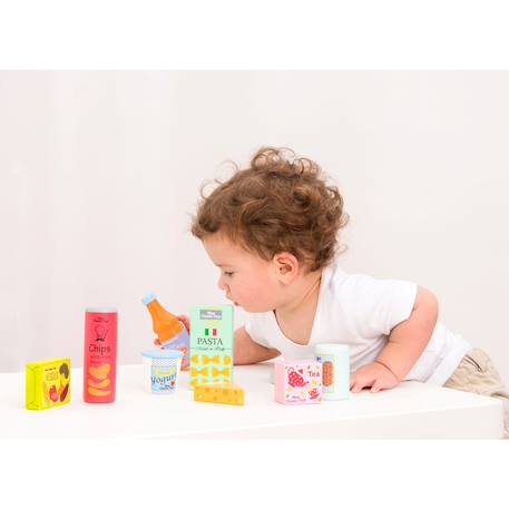 Set d'épicerie en bois Vert 4 - vertbaudet enfant 
