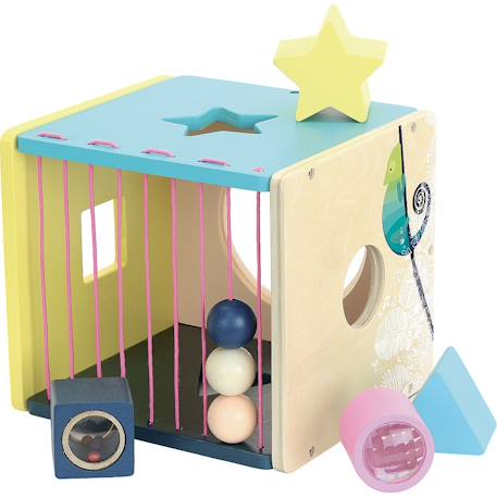 Boite à formes d'éveil sous la canopée Beige 2 - vertbaudet enfant 